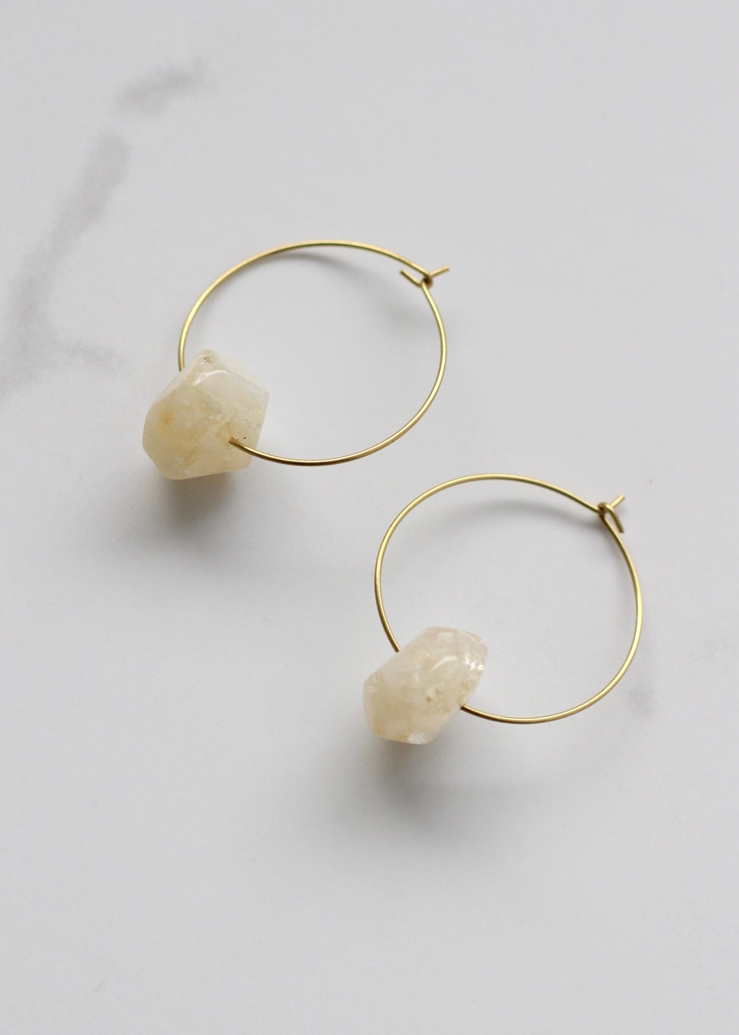 Rae Citrine Hoops