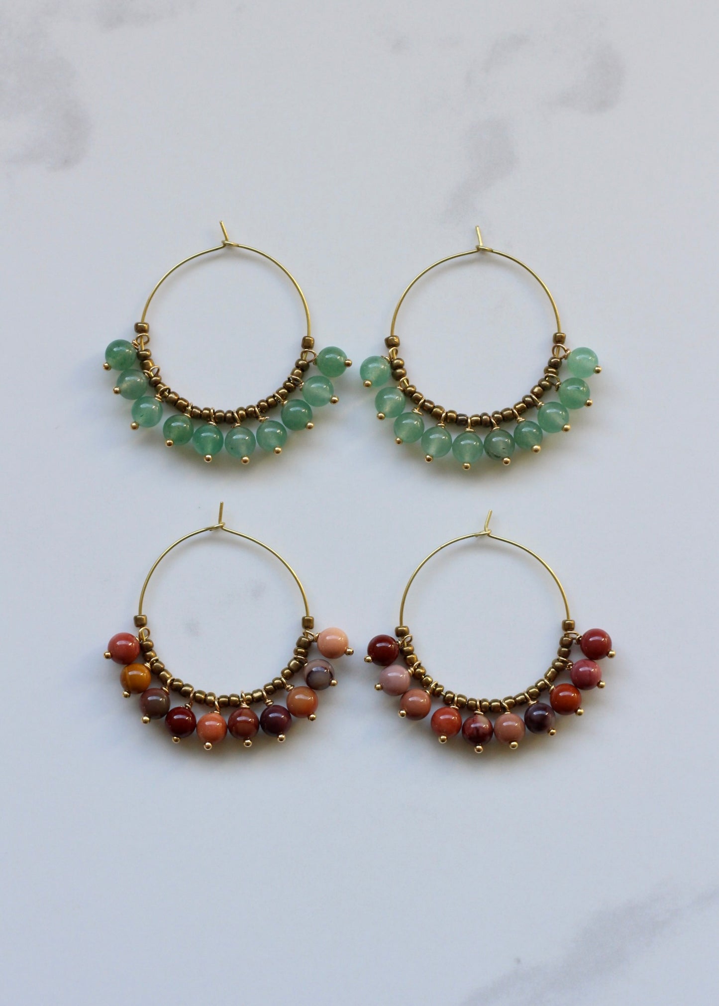 Paloma Earrings Aventurine