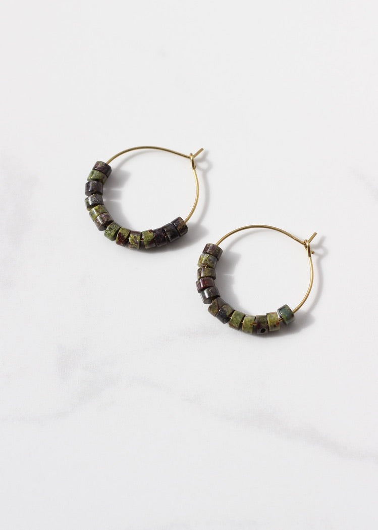 Bali Rainforest Hoops