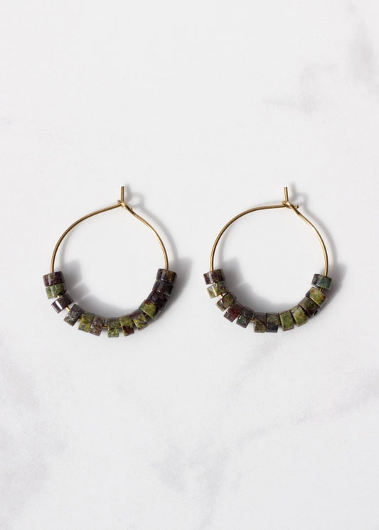 Bali Rainforest Hoops