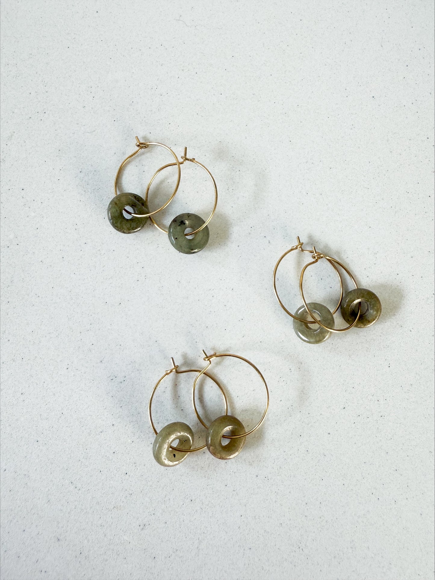 Thida Thai Jade Hoops