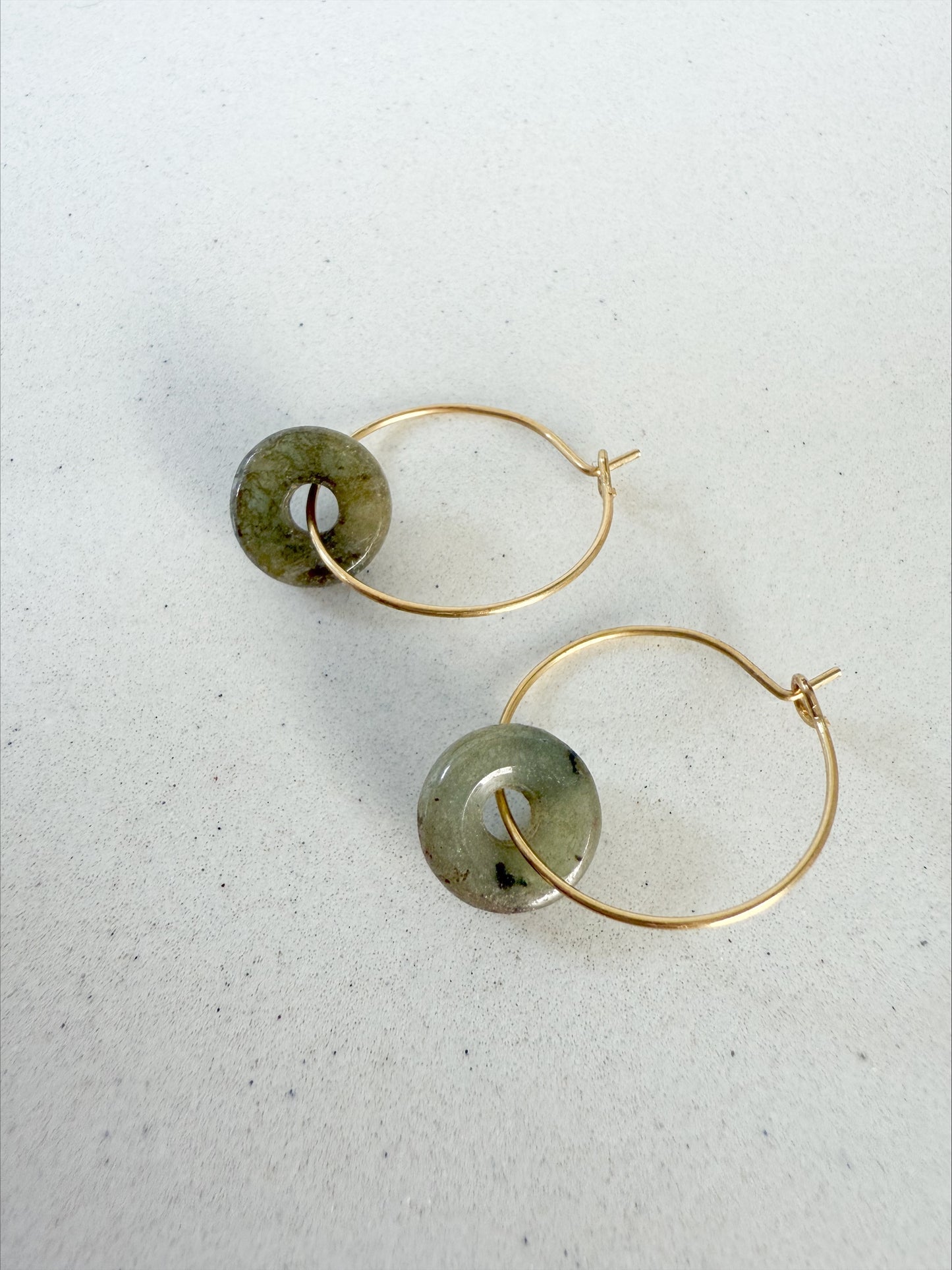 Thida Thai Jade Hoops