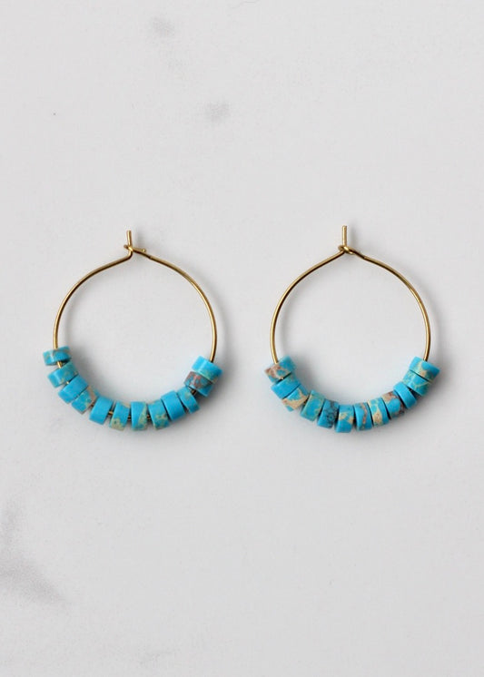 Bali Blue Hoops