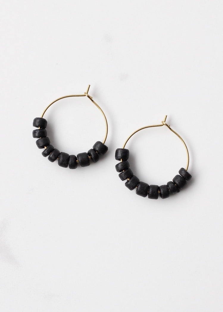 Luna Wood Hoops