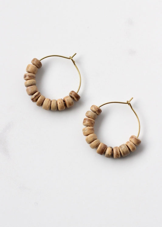 Dala Wood Hoops