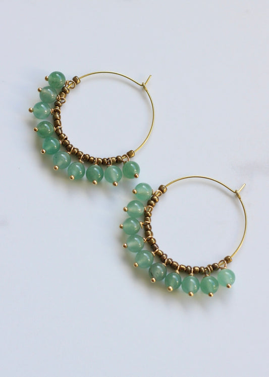 Paloma Earrings Aventurine