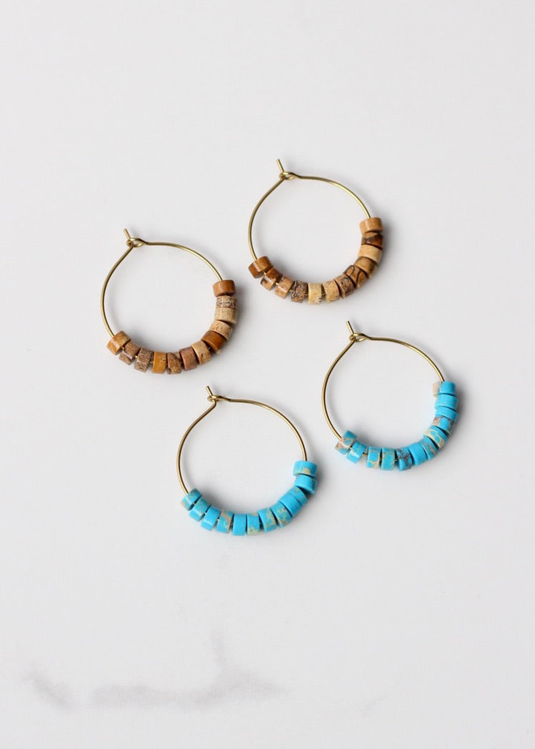 Bali Blue Hoops