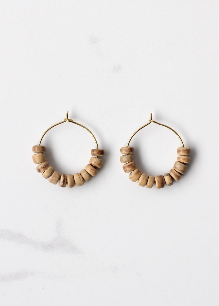 Dala Wood Hoops
