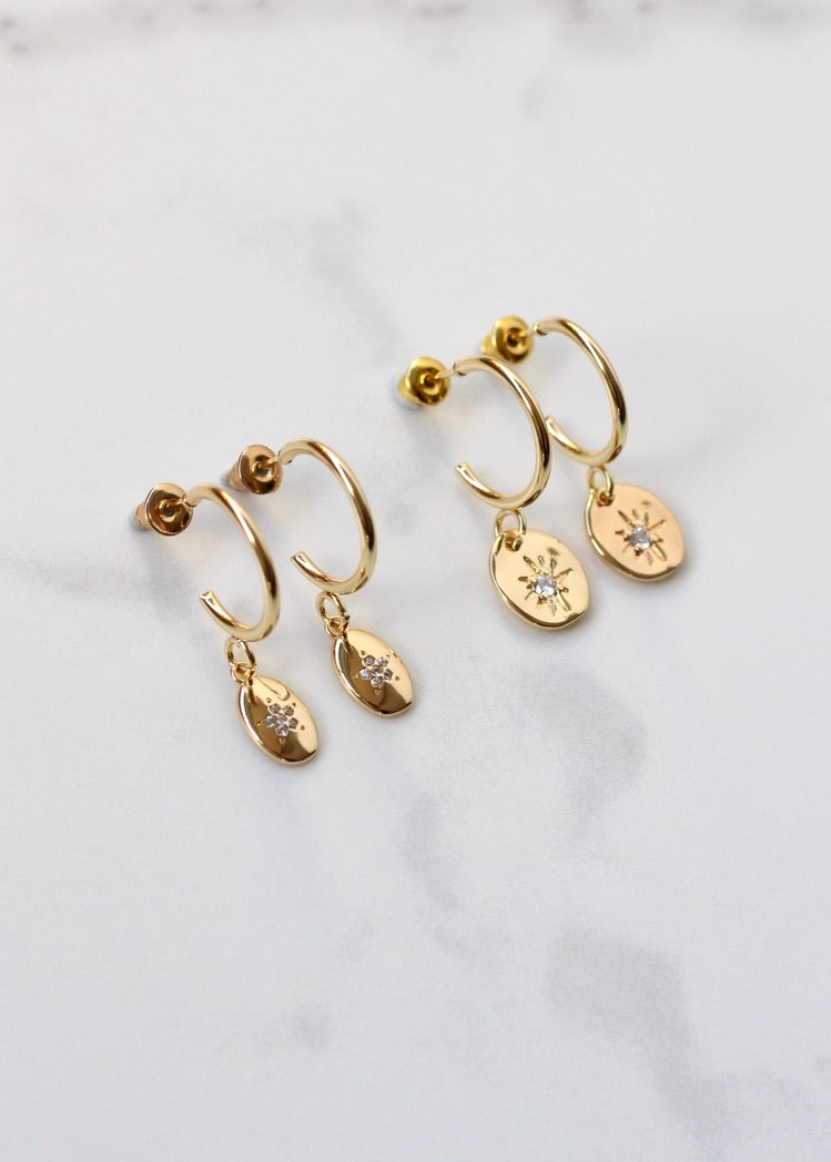 Sophie Star Earrings Small