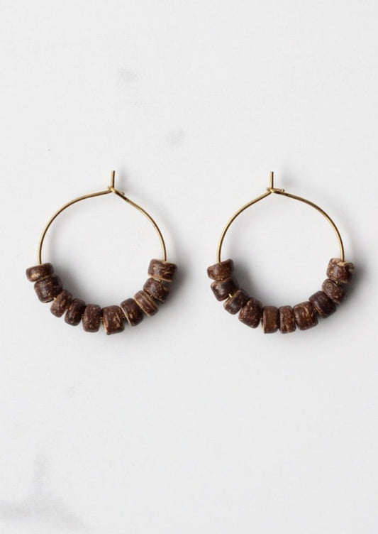 Aella Wood Hoops