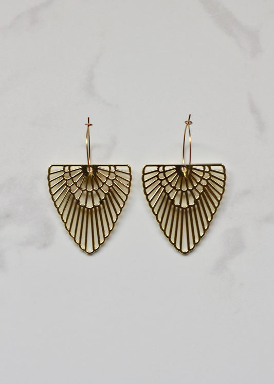 Maya Fan Earrings