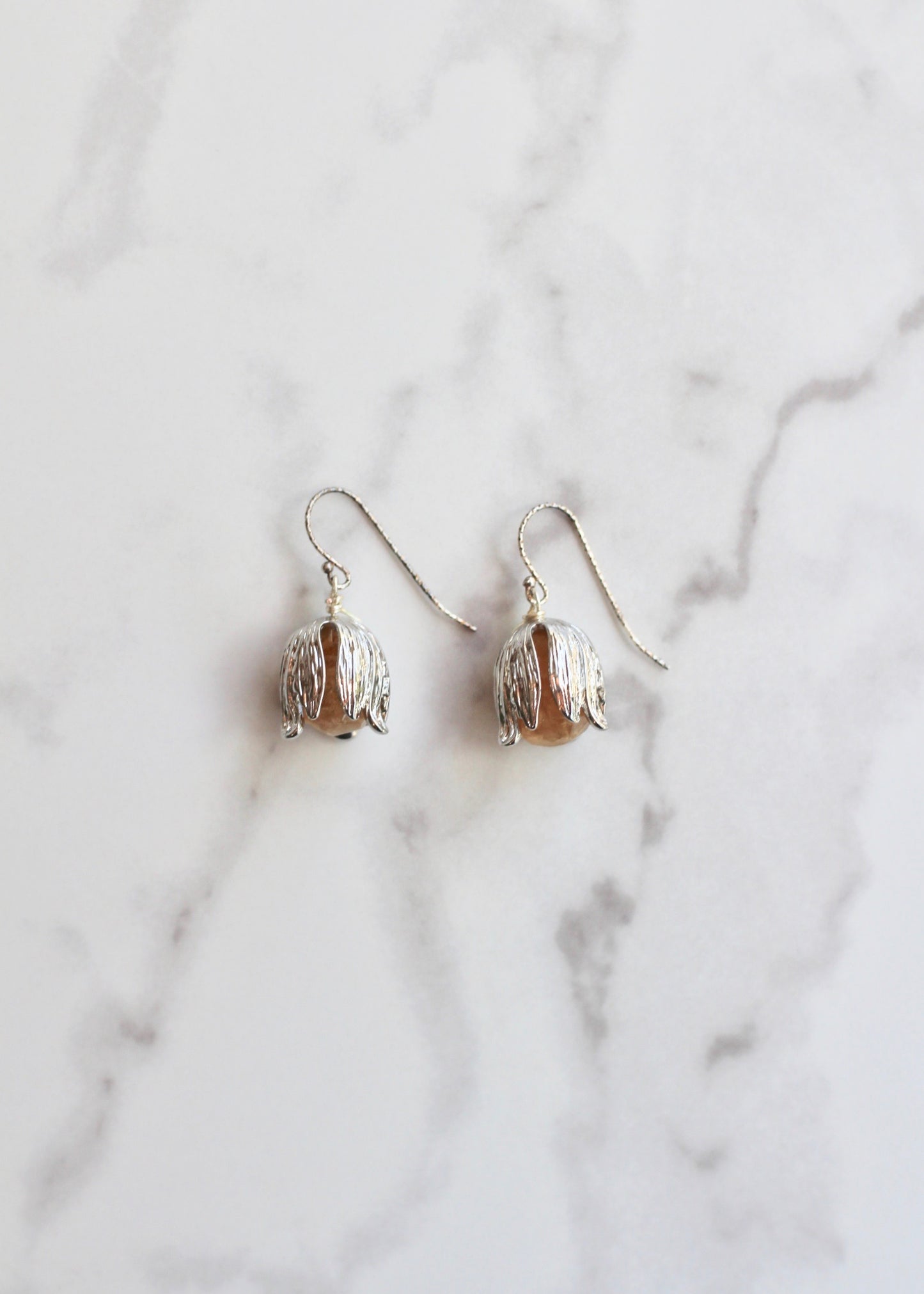 Citrine Botanica Pod Earrings